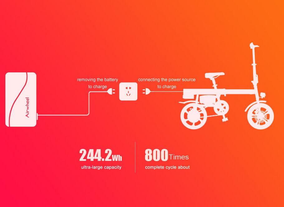 Airwheel R6 smart electric assist bike